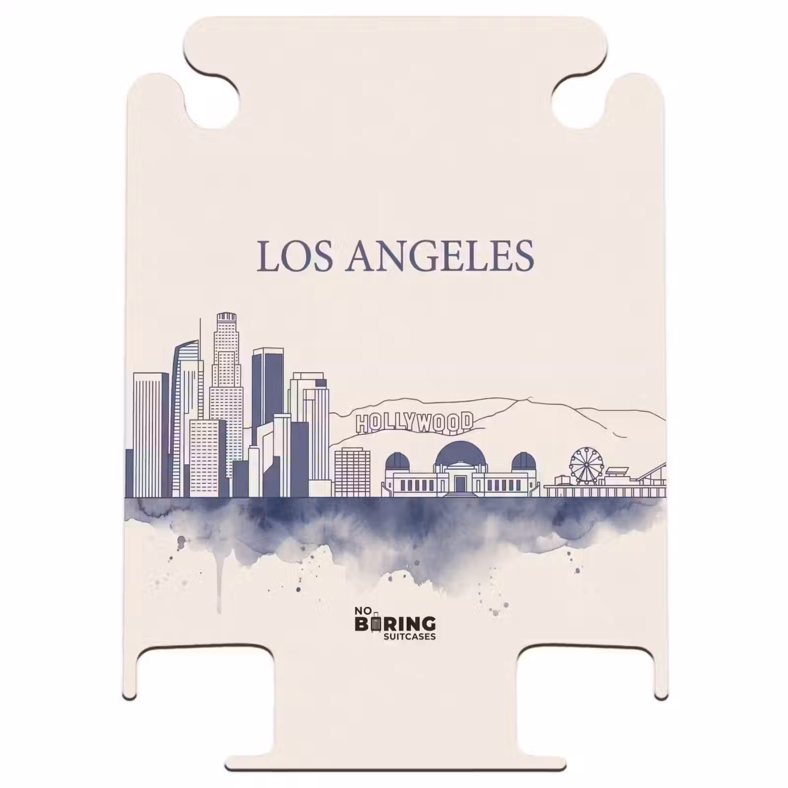 CaseSwap™ - Los Angeles - Skyline - Architecture - Watercolor - Blue — 1
