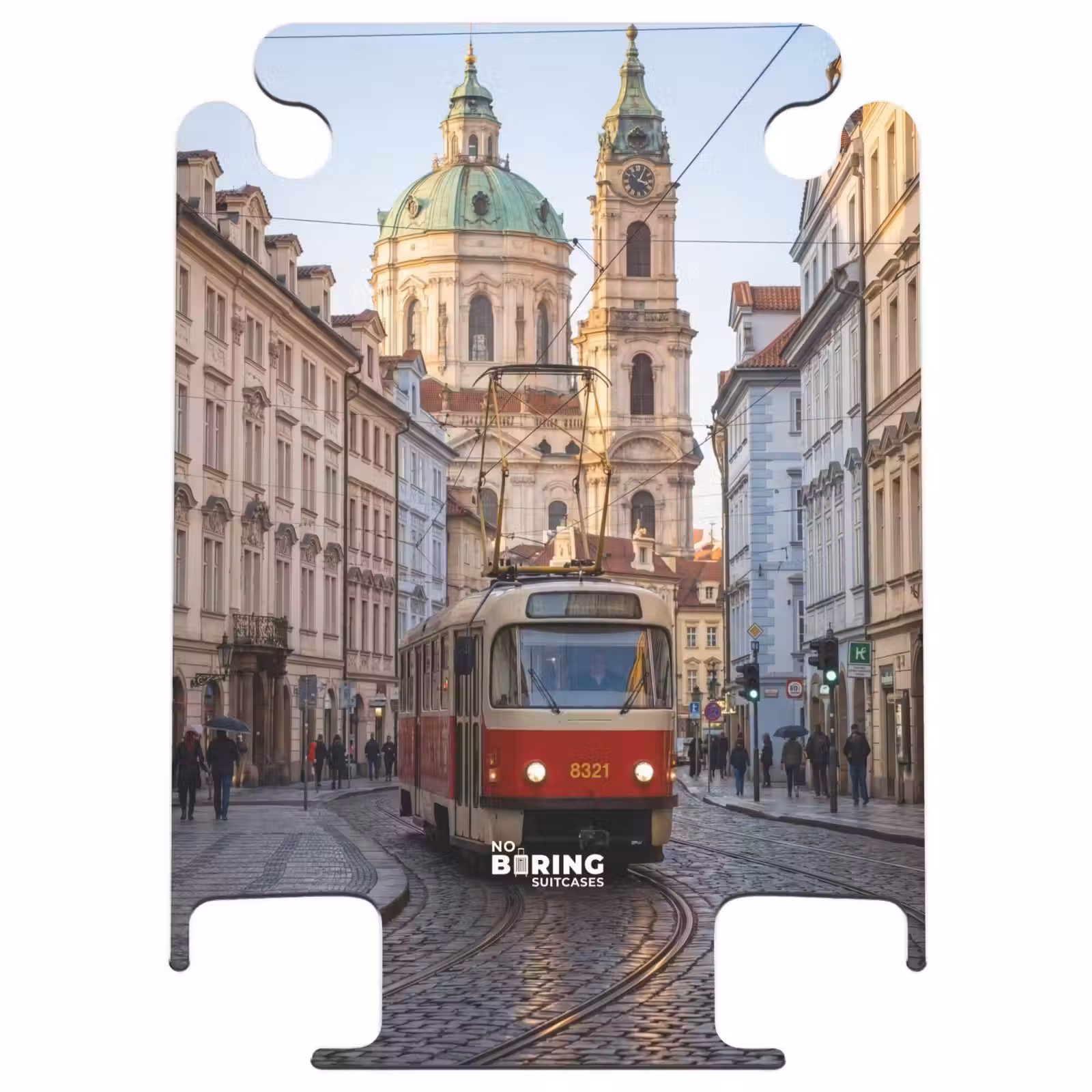 CaseSwap™ - Tram - Street - Cityscape - Classic - Red — 1