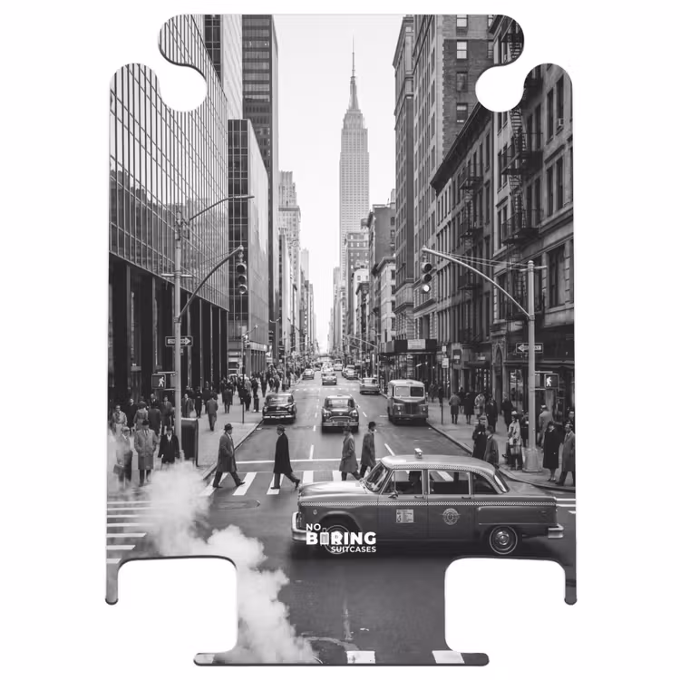 CaseSwap™ - City - Street - Buildings - Traffic - Black and White — 1