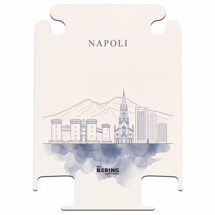 CaseSwap™ - Naples - Skyline - Italy - Line Drawing - Watercolor — 1