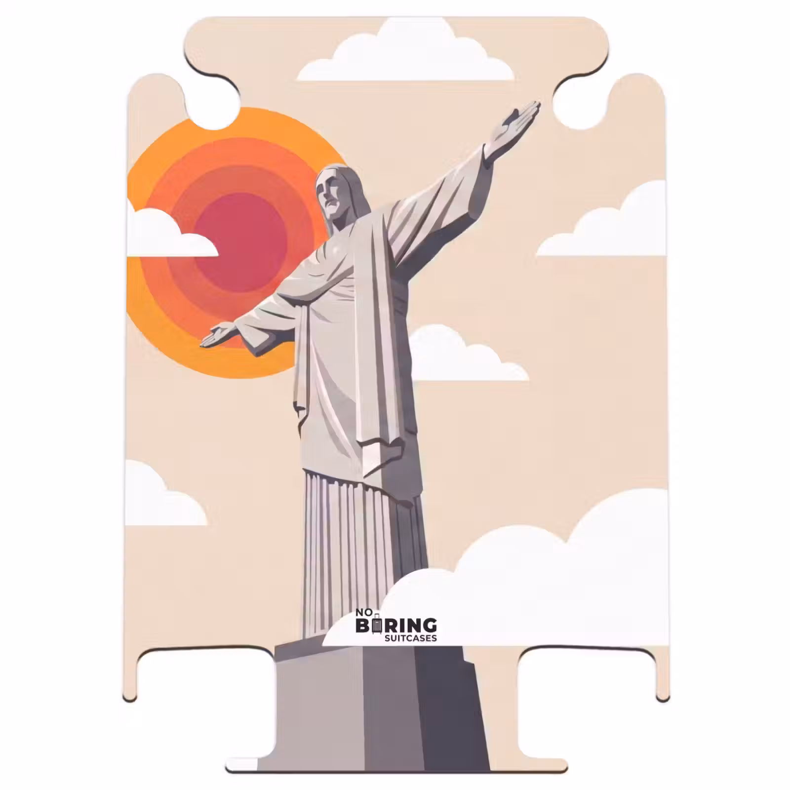 CaseSwap™ - Monument - City - Sunset - Minimalist - Orange — 1