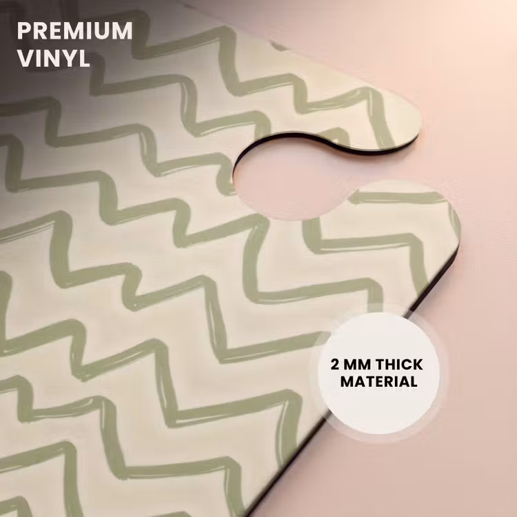 CaseSwap - Salvia Green - Zigzag - Hand-drawn - Pattern — 6