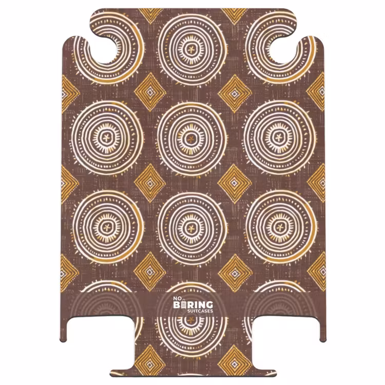 CaseSwap™ - Chocolate Brown - Ethnic - Tribal - Circles - Pattern — 1