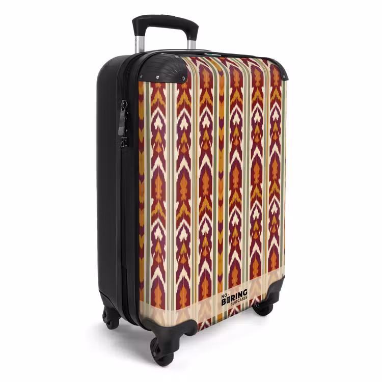 CaseSwap™ - Ikat - Bordeaux Red - Ethnic - Pattern — 2