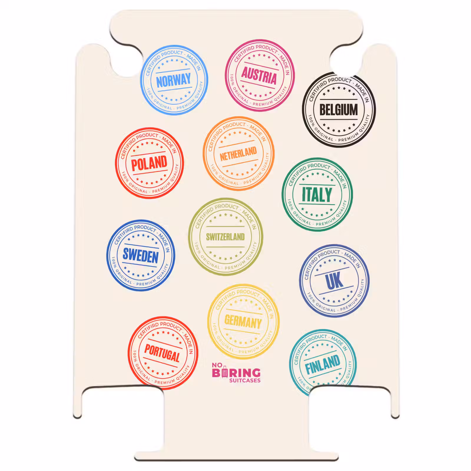 CaseSwap™ - Countries - Circles - Colorful — 1
