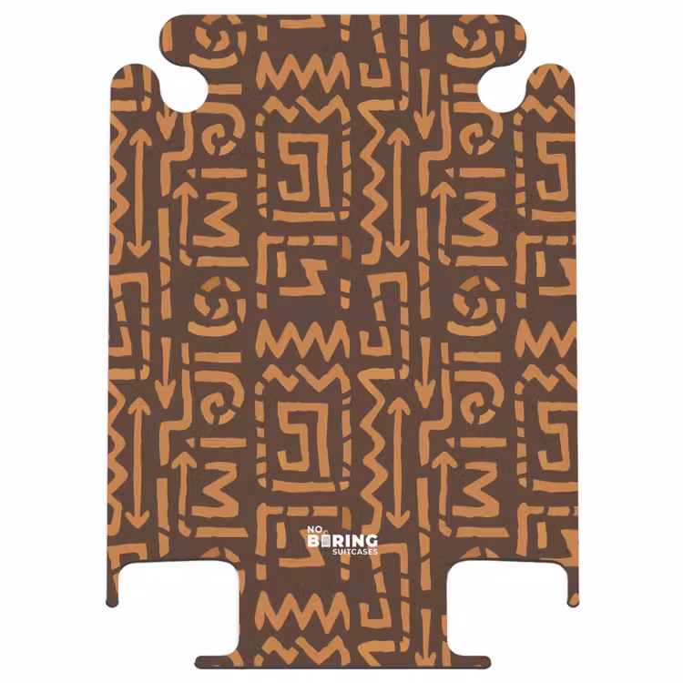 CaseSwap™ - Chocolate Brown - Ethnic - Tribal - Symbols — 1