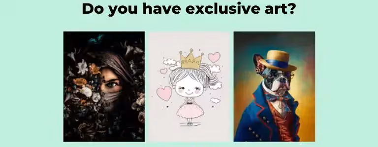 Exclusive art banner