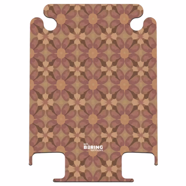 CaseSwap™ - Retro - Flowers - Brown — 1