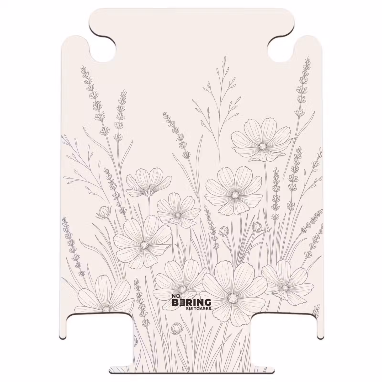 CaseSwap - Minimalist - Modern - Floral - Beige — 1