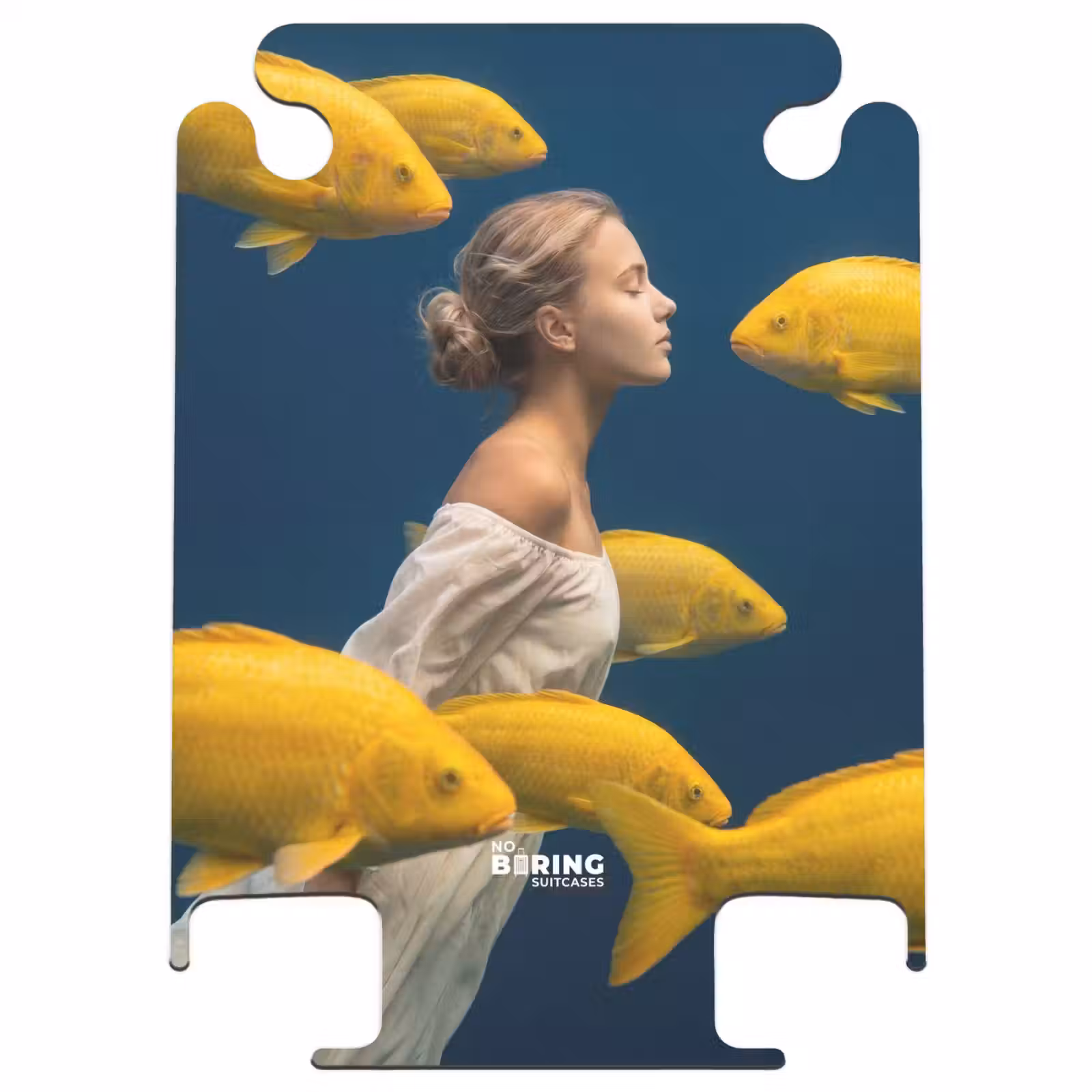 CaseSwap™ - Woman - Fish - Water - Nature - Yellow — 1