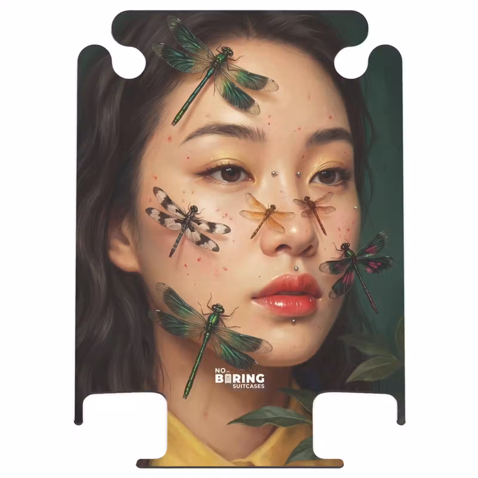 CaseSwap™ - Woman - Insects - Nature - Portrait - Green — 1