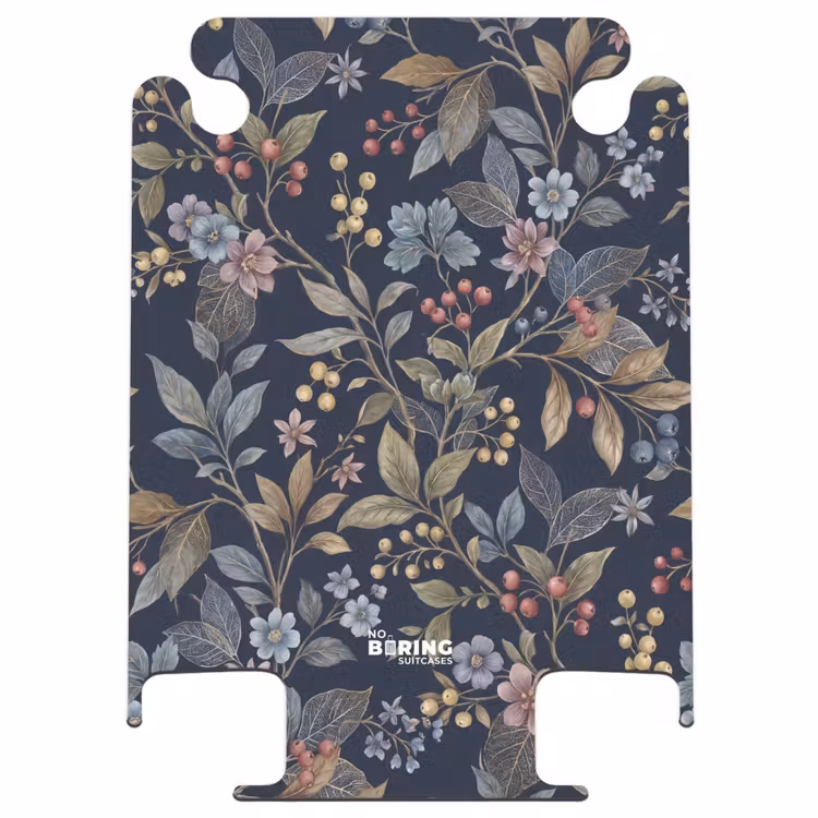 CaseSwap - Flowers - Leaves - Pattern - Botanical - Dark Blue — 1