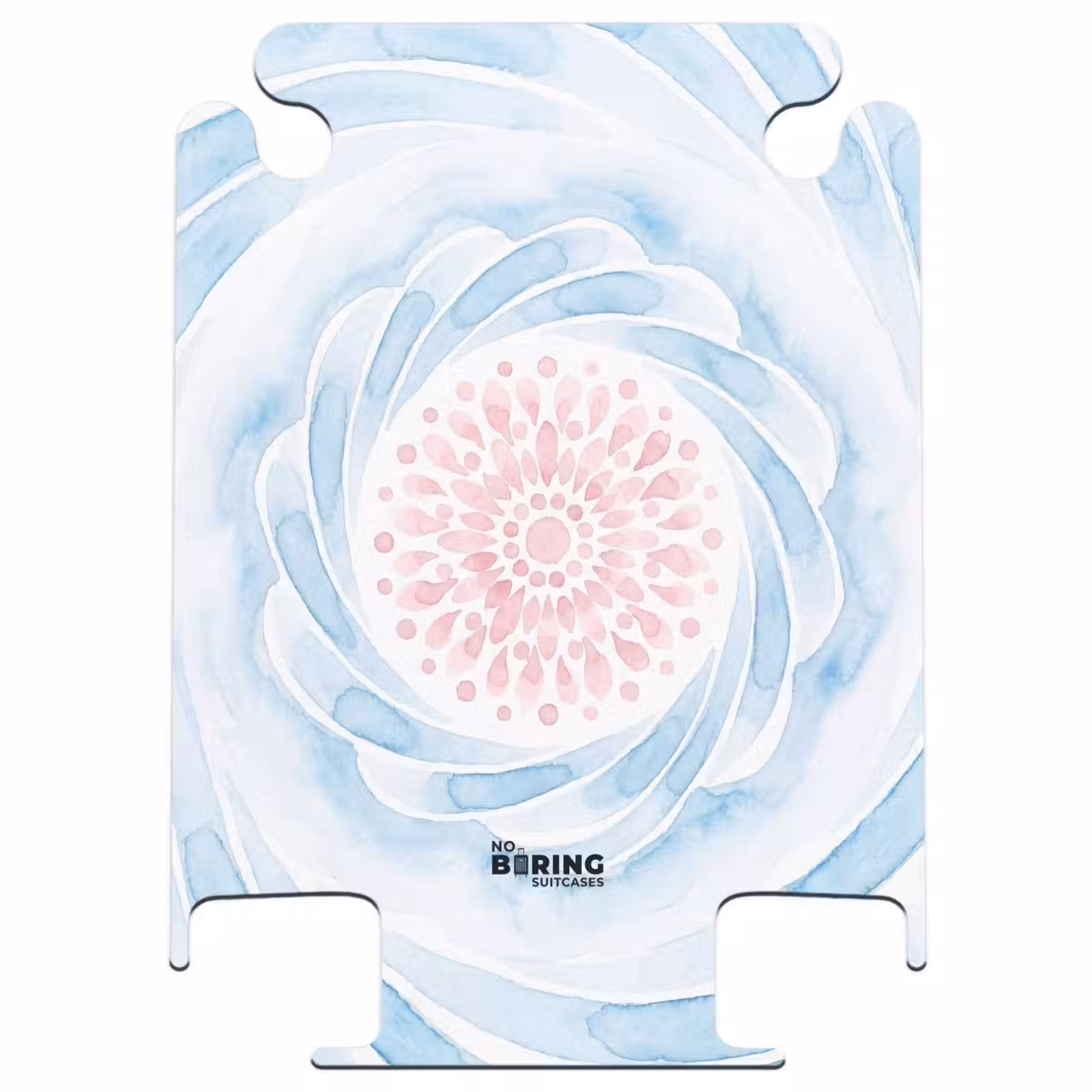 CaseSwap - Abstract - Flower Shape - Watercolor - Pink - Blue — 1