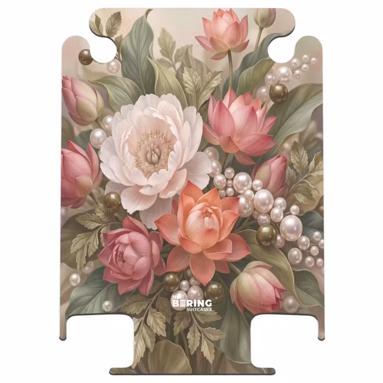 CaseSwap™ - Flowers - Pearls - Elegant - Pink - White — 1