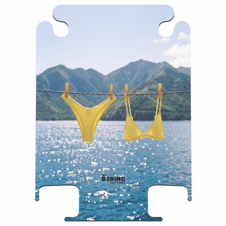CaseSwap™ - Swimwear - Bikini - Sea - Mountains - Yellow — 1