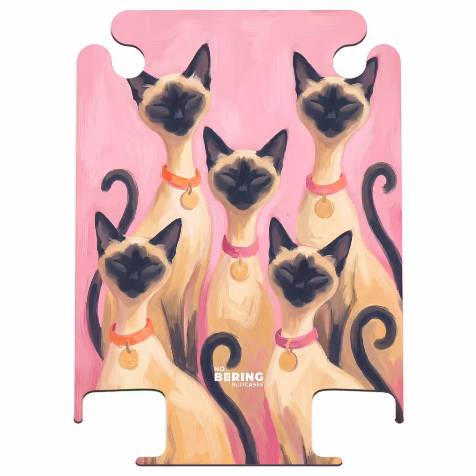CaseSwap™ - Cat - Group - Animals - Modern - Pink — 1