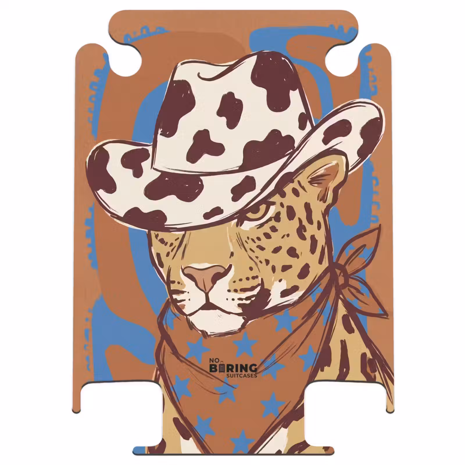 CaseSwap™ - Animals - Cowboy Hat - Modern - Illustration - Brown — 1