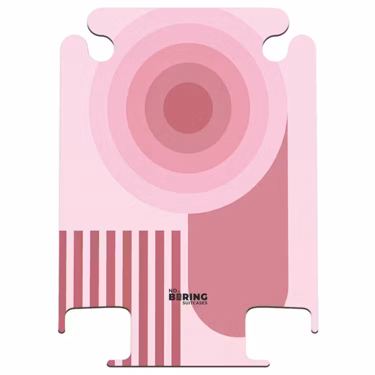 CaseSwap™ - Abstract - Circles - Stripes - Modern - Pink — 1