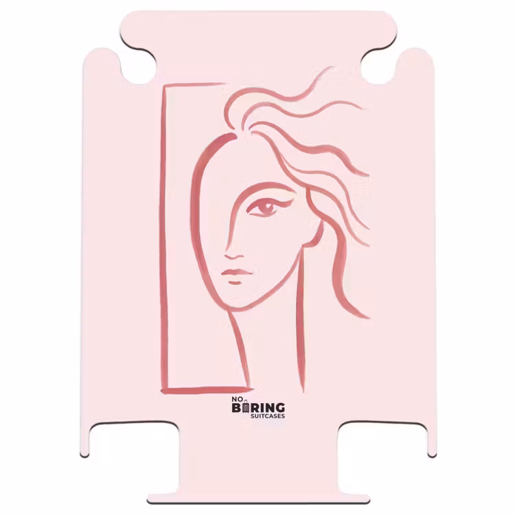 CaseSwap™ - Woman - Portrait - Abstract - Line Art - Red — 1