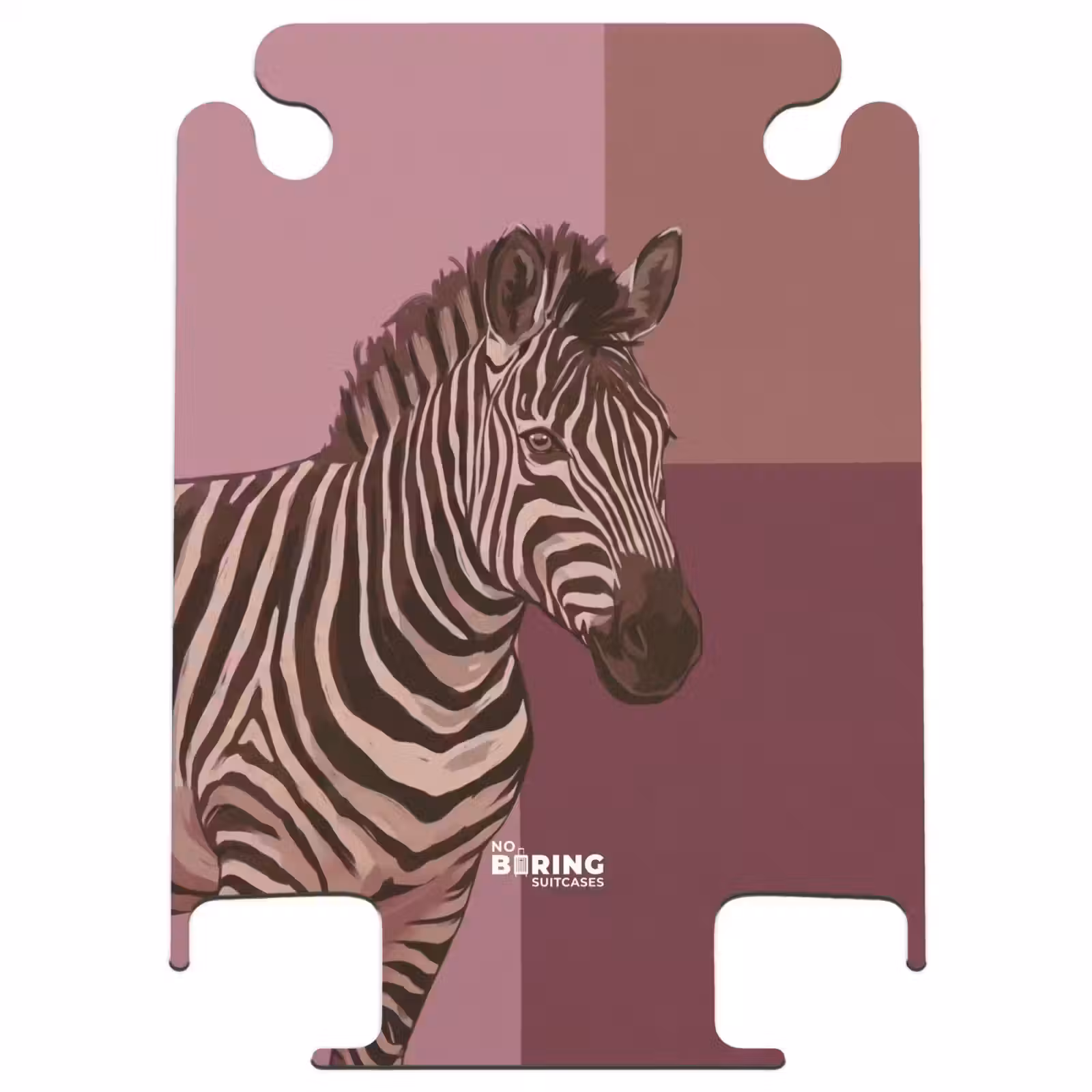 CaseSwap™ - Animals - Zebra Head - Wildlife - Modern - Brown — 1