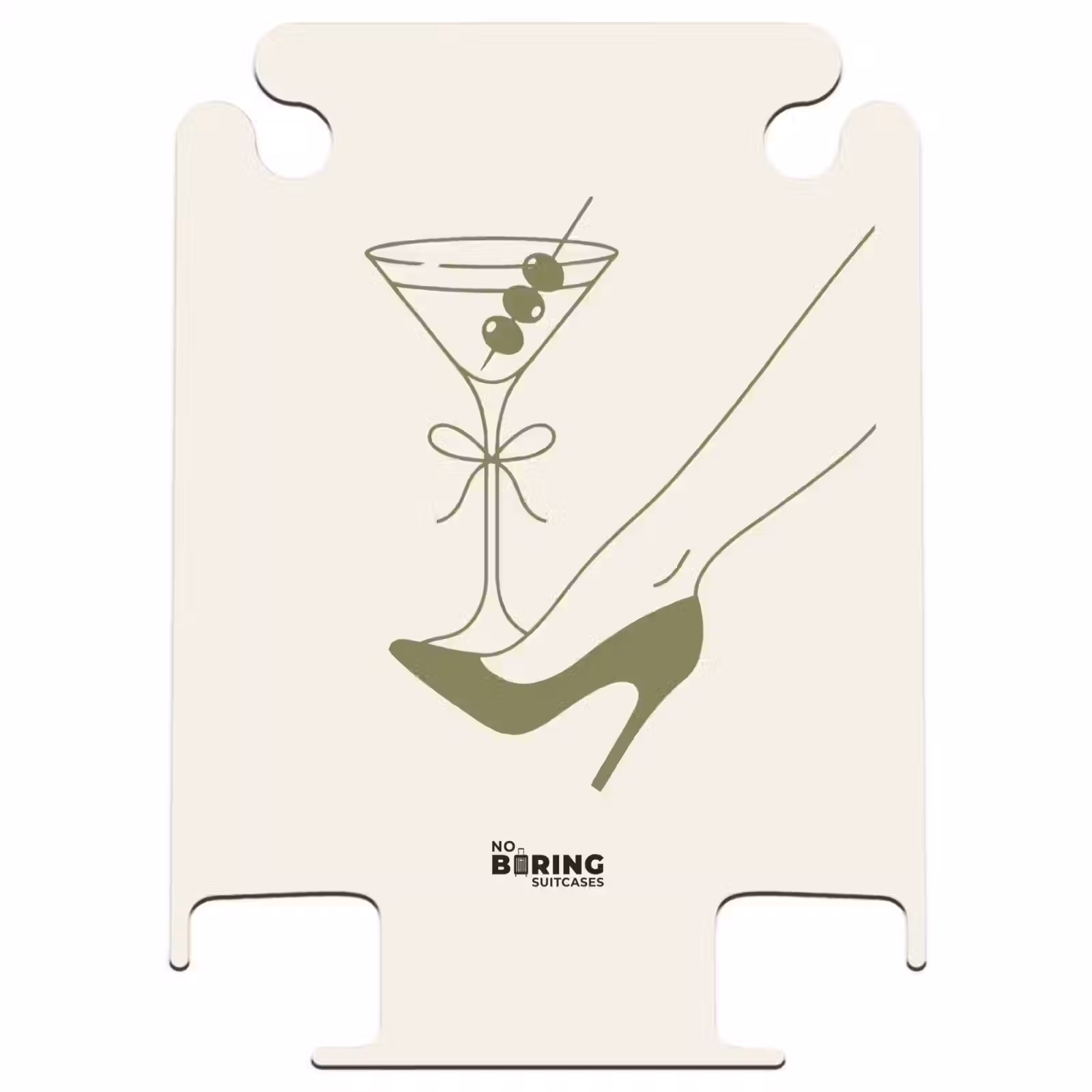 CaseSwap™ - Drink - Martini - High heels - Fashion - Green — 1