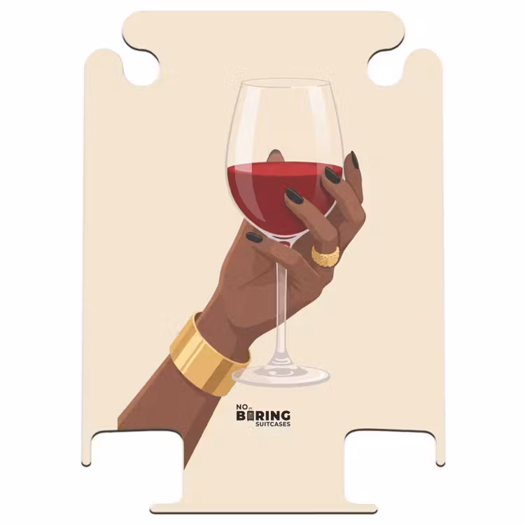 CaseSwap™ - Woman - Wine - Glass - Illustration - Red — 1