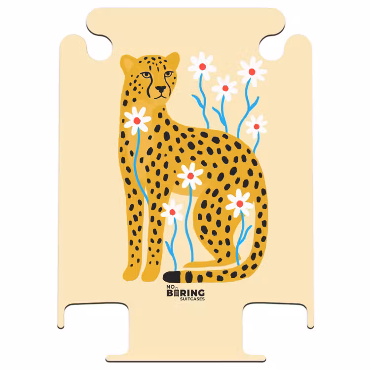 CaseSwap - Animals - Cheetah - Flowers - Modern - Yellow — 1