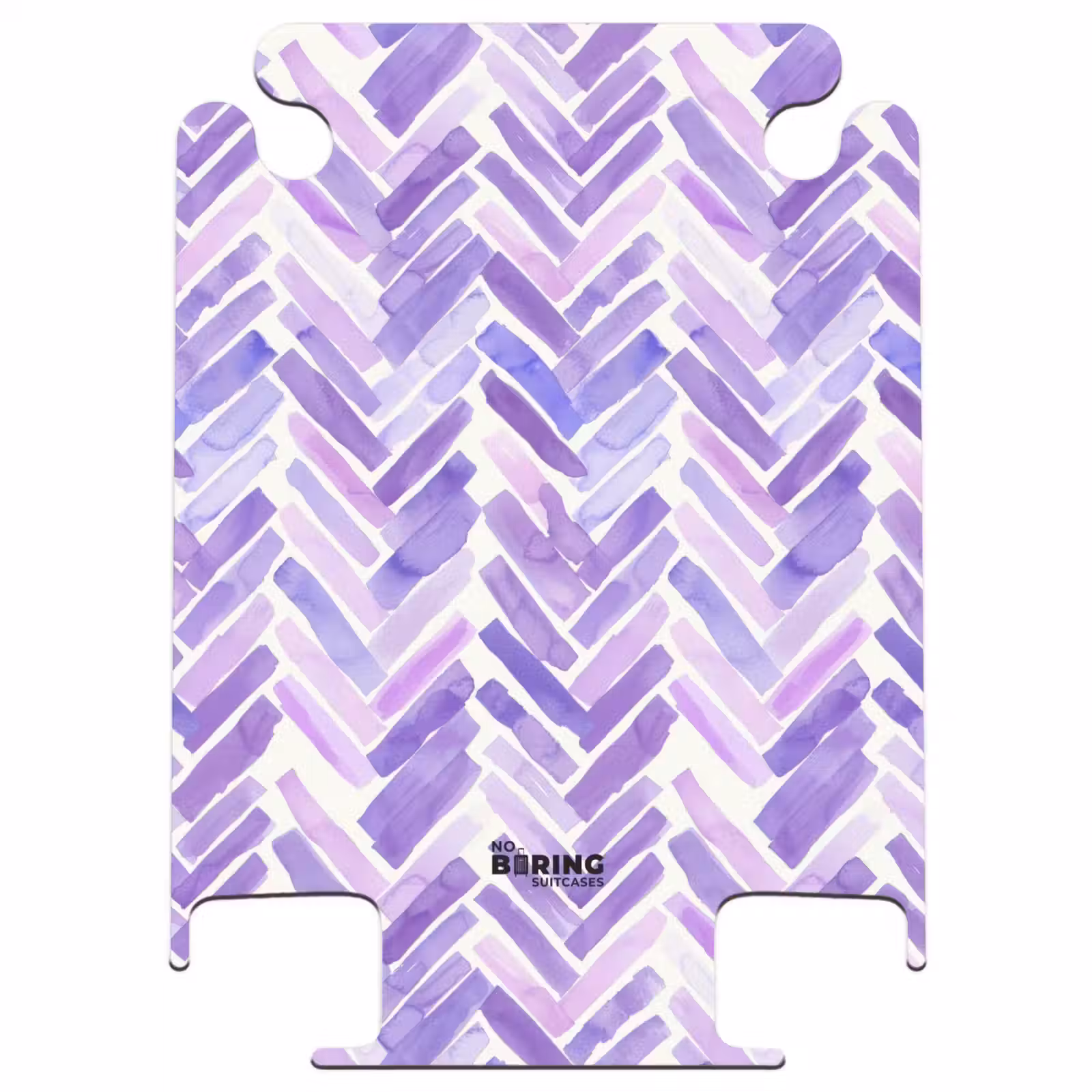 CaseSwap™ - Purple - Herringbone - Watercolor - Brushstrokes - Pattern — 1