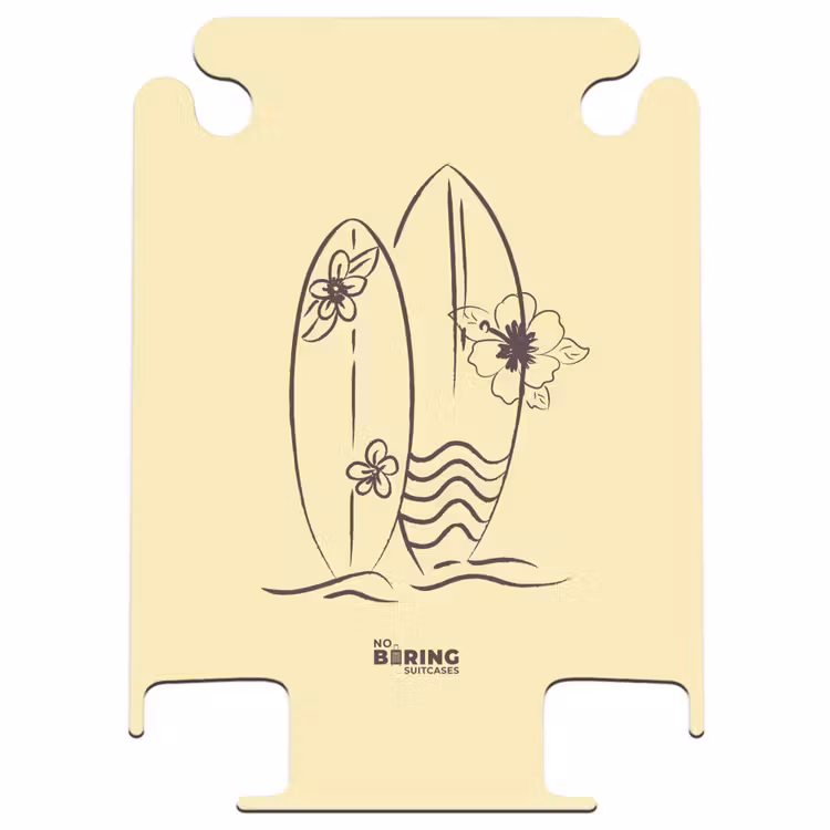 CaseSwap™ - Surfboard - Flowers - Yellow — 1