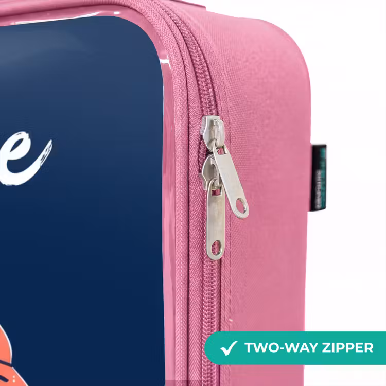 Children's suitcase with name - Pink - Astronaut - Planet - Stars - Rocket — 4