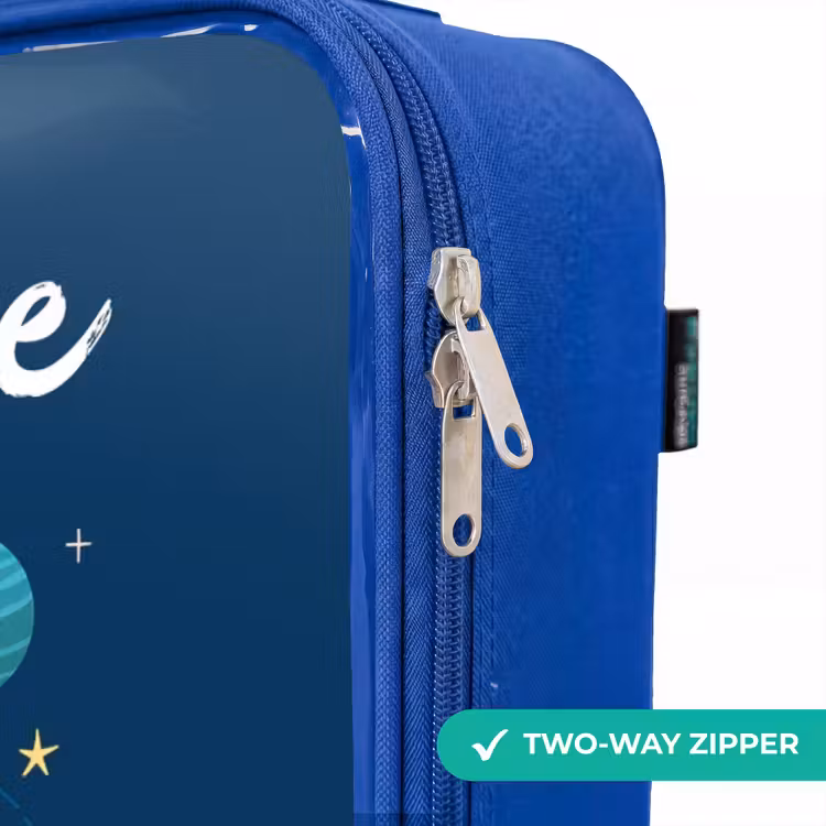 Children's suitcase with name - Blue - Animal - Space - Planet - Rocket — 6