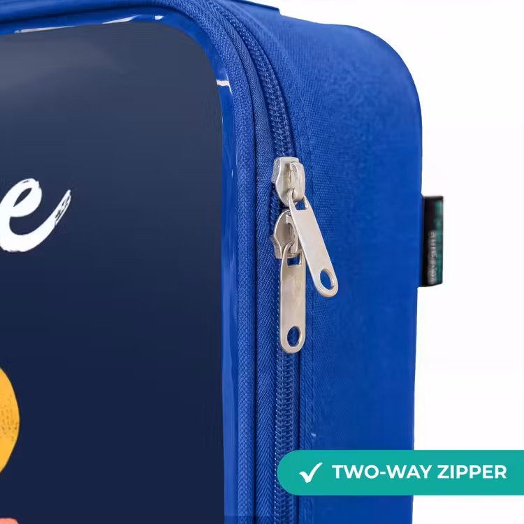 Children's suitcase with name - Blue - Astronaut - Quote - Planets - Stars — 6