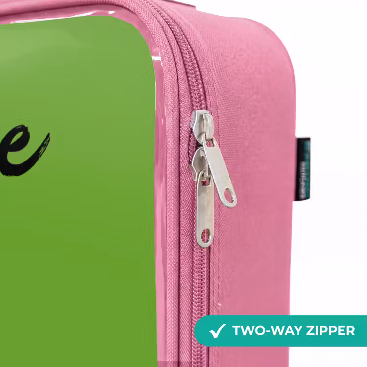 Children's suitcase with name - Pink - Kawai - Avocado - Green — 4