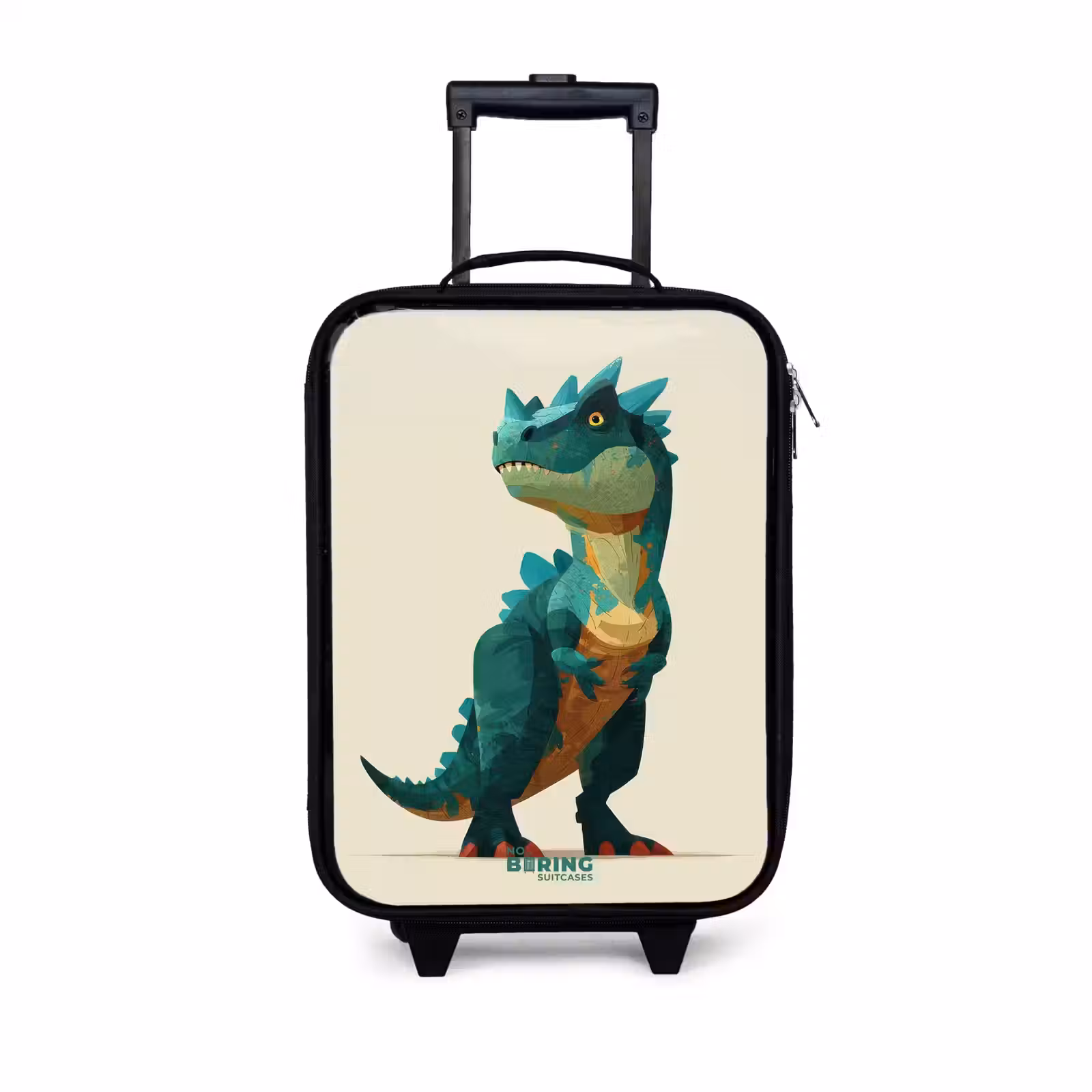 Children's suitcase - Horned dino with sharp gaze — 1