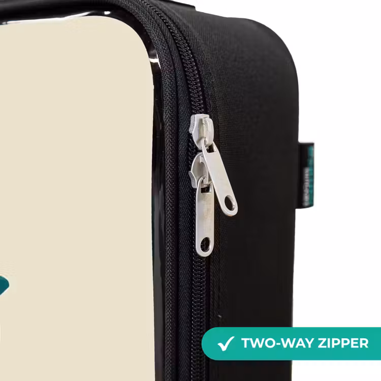 Children's suitcase - Horned dino with sharp gaze — 5