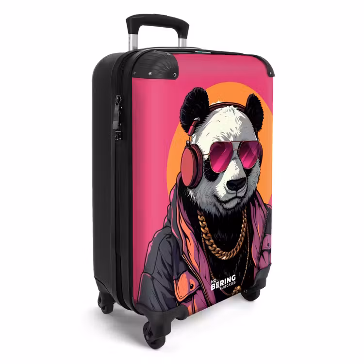 CaseSwap™ - Panda with Headphones, Sunglasses and Gold Chain — 2