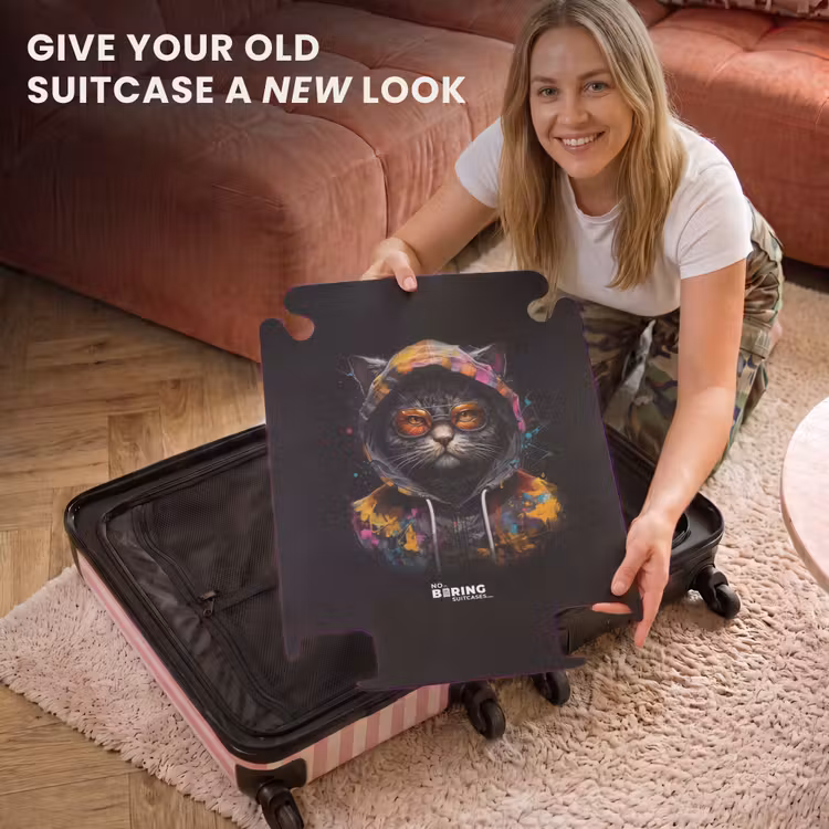 CaseSwap™ - Cat with Colorful Vest and Orange Glasses — 3