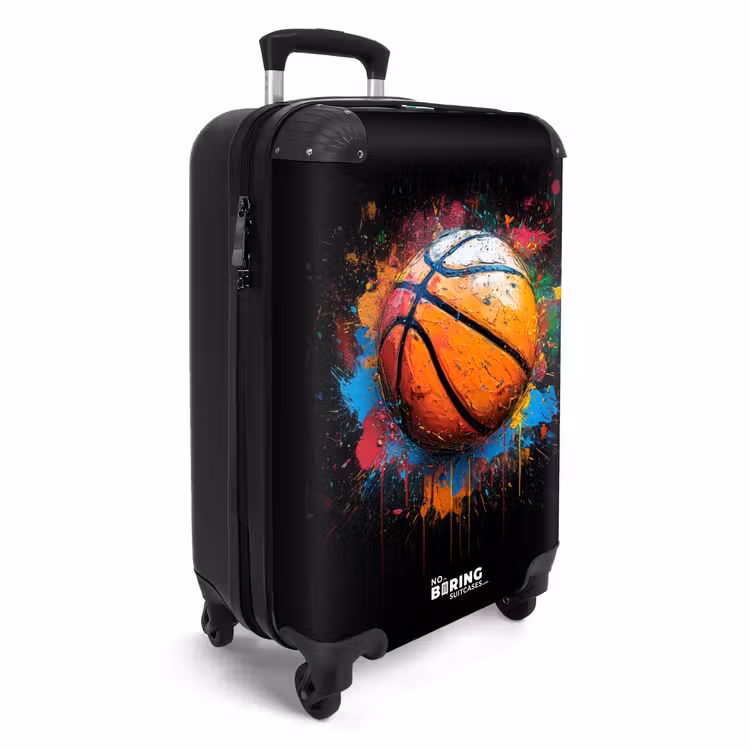CaseSwap™ - Orange Basketball to Amid Paint Splatters — 2