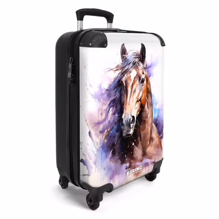 CaseSwap™ - Watercolor horse with colorful splashes — 2