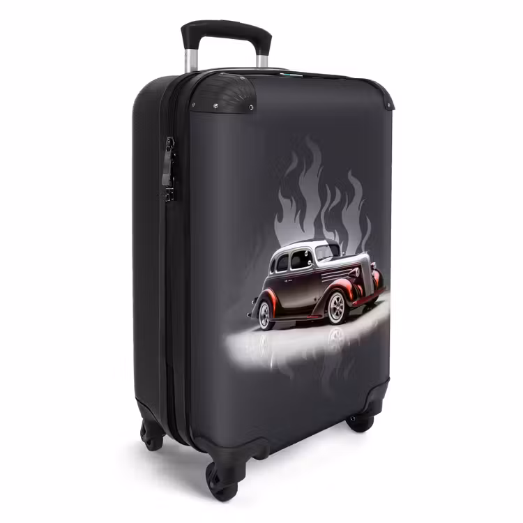 CaseSwap™ - Gray car with gray flames — 2
