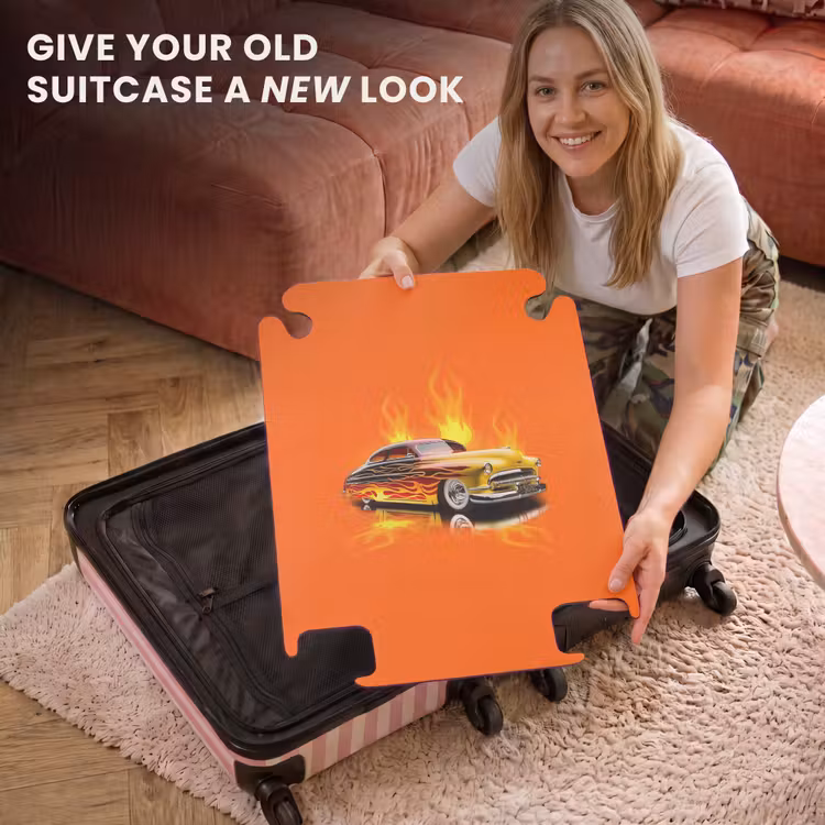 CaseSwap™ - Yellow car with yellow flames — 3