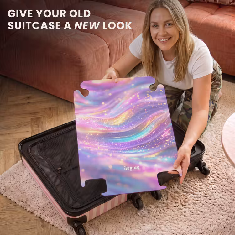 CaseSwap™ - Children's suitcase - Dreamy galaxy — 3