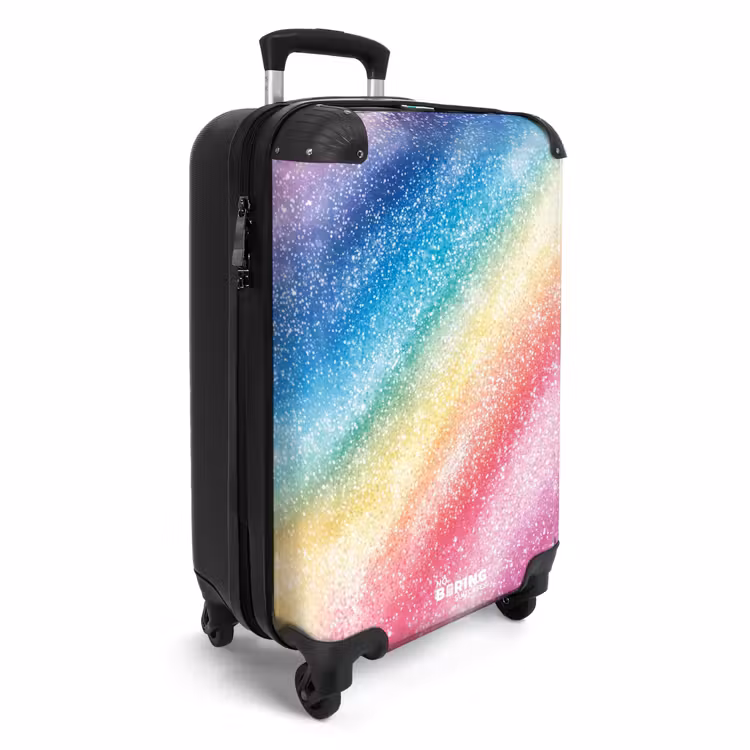 CaseSwap™ - Children's suitcase - Rainbow sparkle — 2