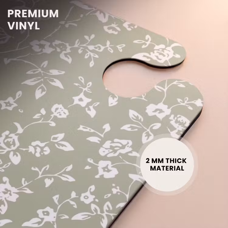 CaseSwap™ - Vintage floral pattern - Light green — 6