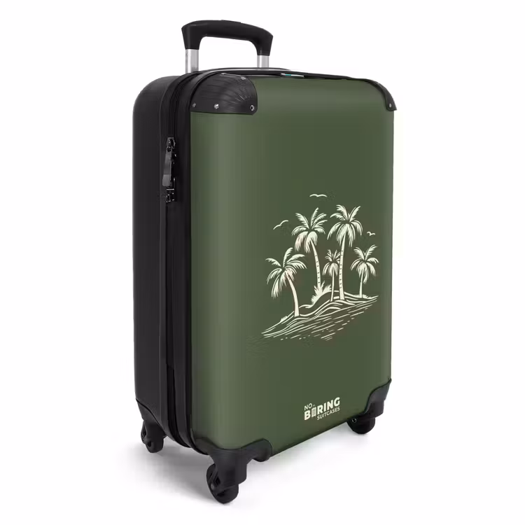 CaseSwap™ - Palm trees - Palm trees on olive green background — 2