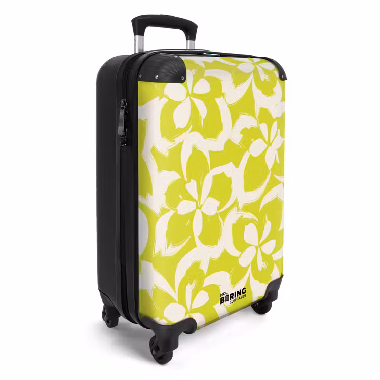 CaseSwap™ - Vintage floral pattern - Lime green — 2