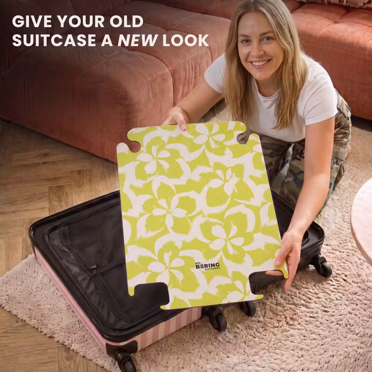 CaseSwap™ - Vintage floral pattern - Lime green — 3