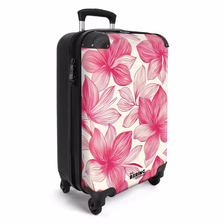 CaseSwap™ - Vintage floral pattern - Pink with cream — 2
