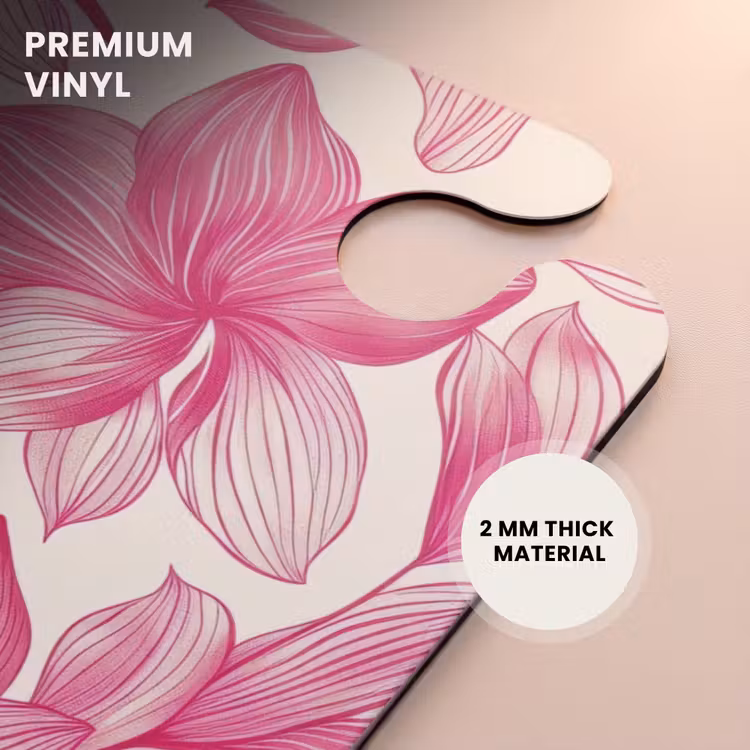 CaseSwap™ - Vintage floral pattern - Pink with cream — 6
