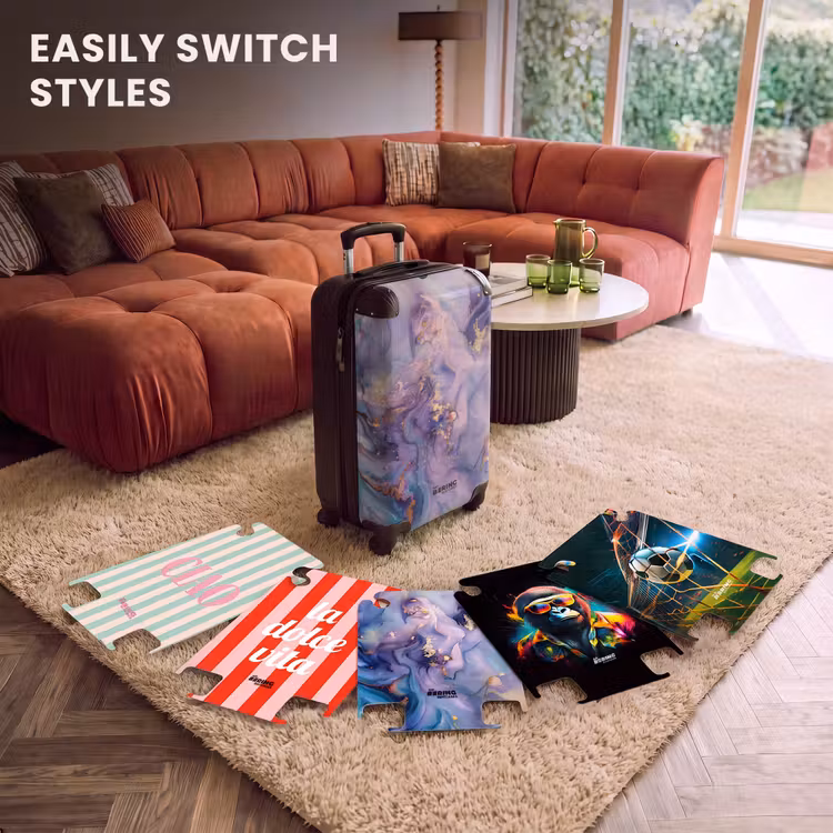 CaseSwap™ - Marble - Dreamy Marble Waves in Purple and Blue — 5